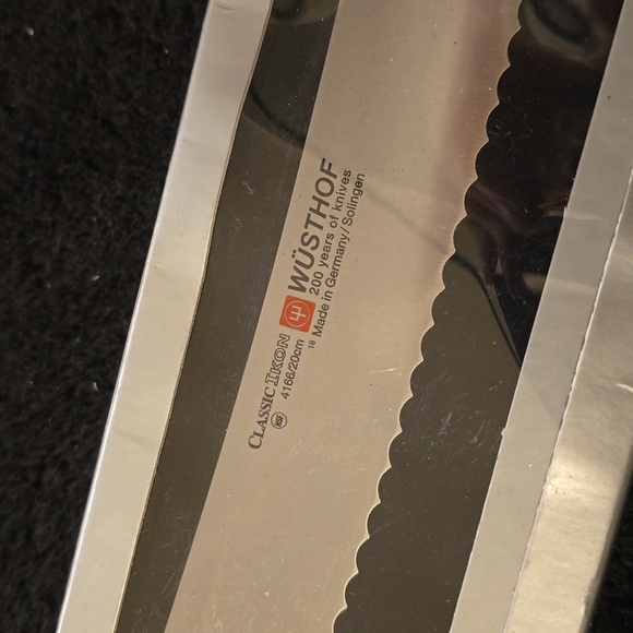 ❤️BUY 2 GET 1 FREE Wusthof Classic Ikon 8" Bread Knife 4166-7/20, Retail $170.00 - Picture 6 of 9